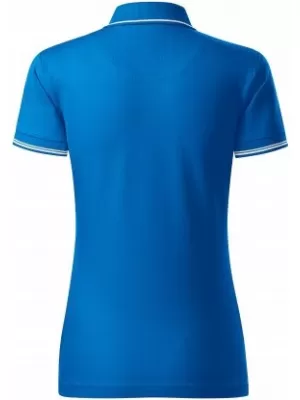 Ženska majica s kragnom MALFINI PREMIUM PERFECTION PLAIN 253 DISALICA PLAVA