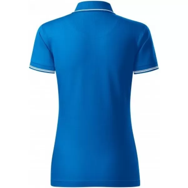  Ženska majica s kragnom MALFINI PREMIUM PERFECTION PLAIN 253 DISALICA PLAVA 