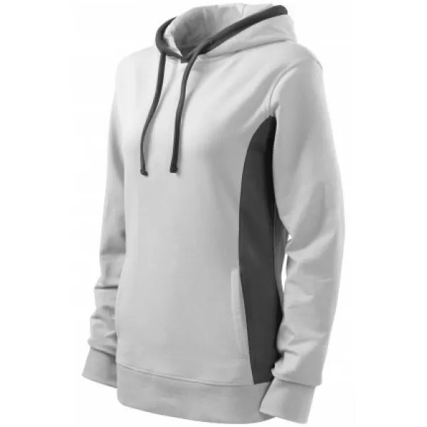  Ženski sweatshirt MALFINI KANGAROO 408 BIJELA 