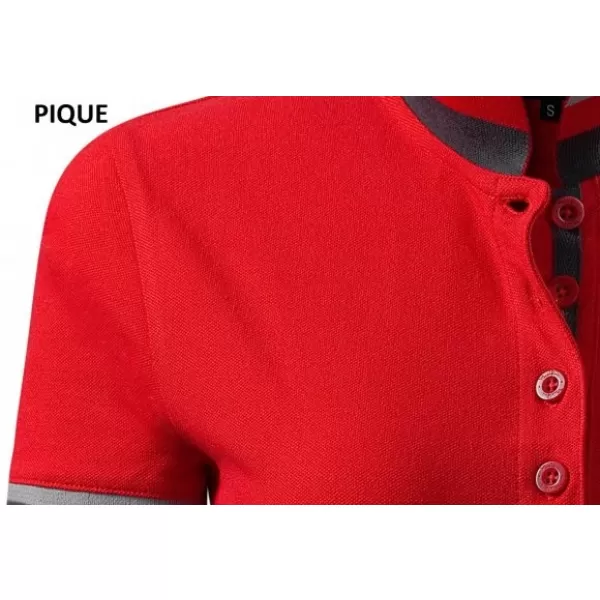  Ženska majica s kragnom MALFINI PREMIUM COLLAR UP 257 CRVENA FORMULA 