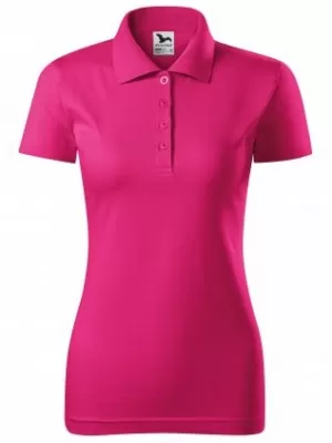 Ženska majica s kragnom MALFINI SINGLE J. 223 MAGENTA