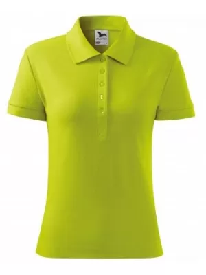 Ženska majica s kragnom MALFINI COTTON 213 VAPNO