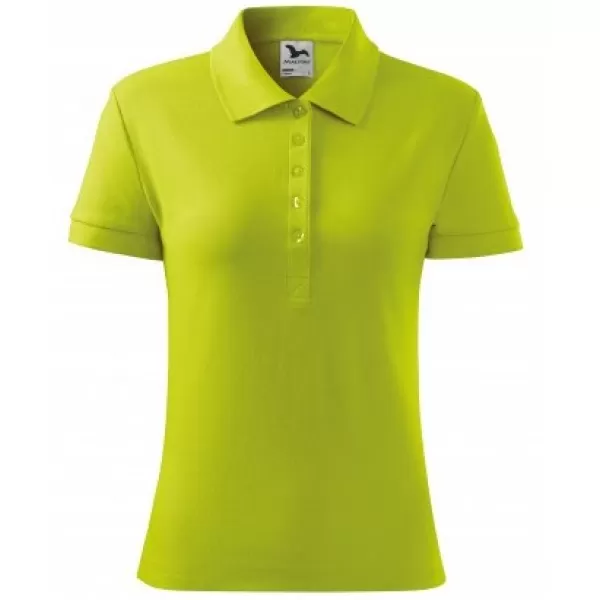  Ženska majica s kragnom MALFINI COTTON 213 VAPNO 