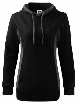 Ženski sweatshirt MALFINI KANGAROO 408 CRNA