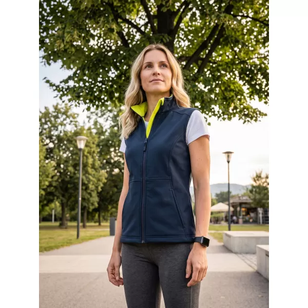  Ženski softshell prsluk MALFINI 516 VISION TAMNOPLAVA 