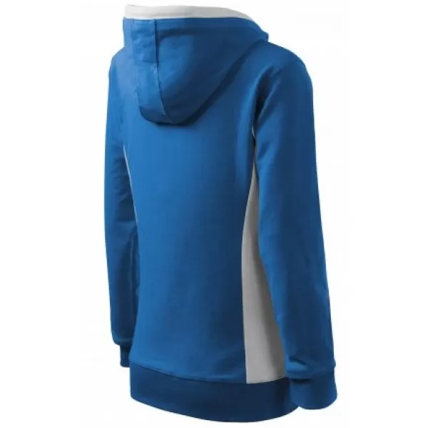  Ženski sweatshirt MALFINI KANGAROO 408 AZURNO PLAVA 