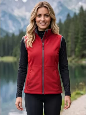 Ženski softshell prsluk MALFINI VISION 516 CRVENA