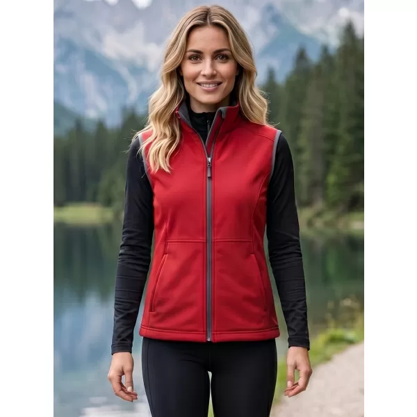  Ženski softshell prsluk MALFINI VISION 516 CRVENA 