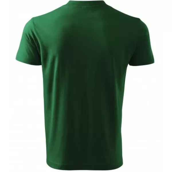  Muška majica kratkih rukava MALFINI V-NECK 102 TAMNOZELENE BOJE 
