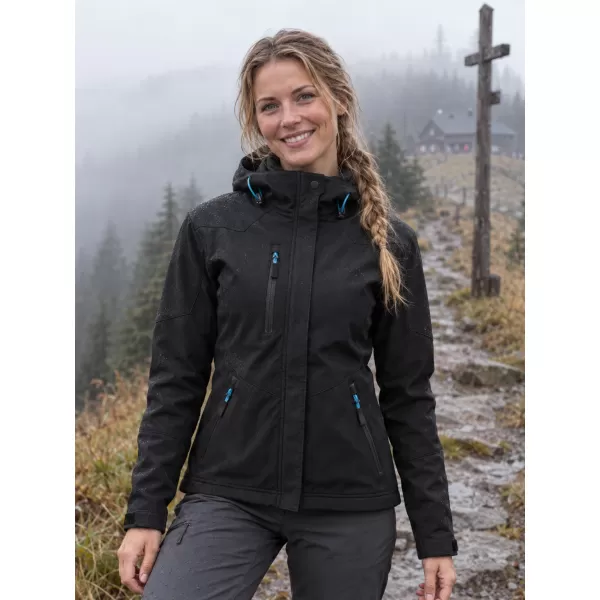  Ženska softshell jakna MALFINI NANO 532 CRNA 