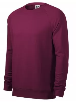 Muški sweatshirt MALFINI MERGER 415 CRVENA ŠLJIVA ISTIČE