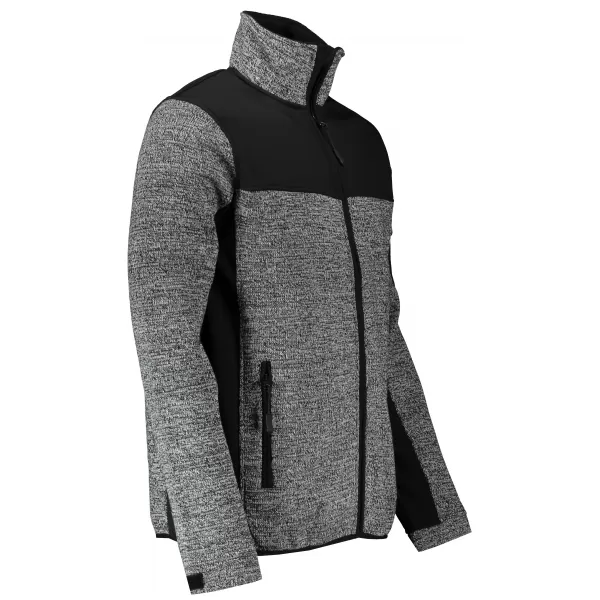 Muška softshell jakna/pulover MALFINI CASUAL 550 PLETENA SIVA MALFINI PREMIUM 