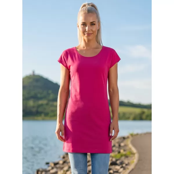  Ženska duga majica MALFINI LOVE 123 MAGENTA 