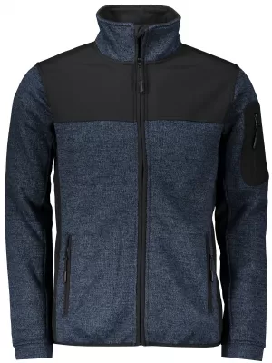 Muška softshell jakna/pulover MALFINI CASUAL 550 PLETENA PLAVA MALFINI PREMIUM