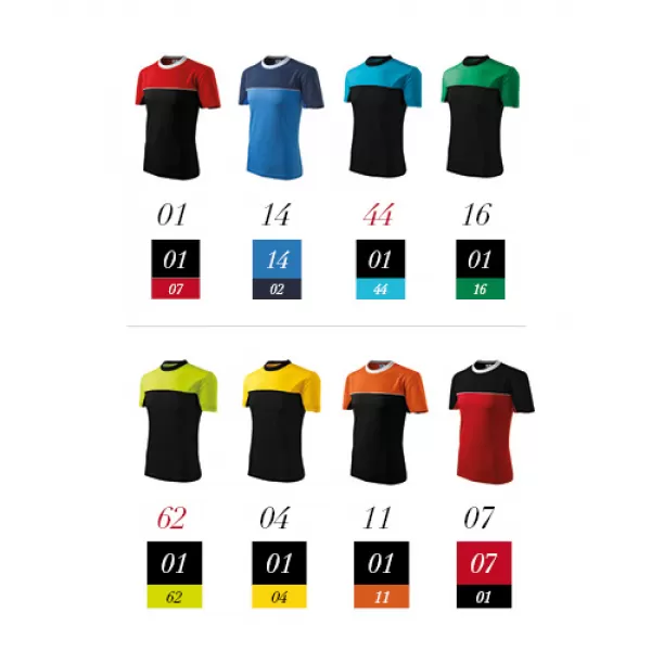  Muška majica kratkih rukava MALFINI COLORMIX 109 CRVENA 