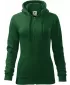 Ženski sweatshirt MALFINI TRENDY ZIPPER 411 TAMNOZELENE BOJE