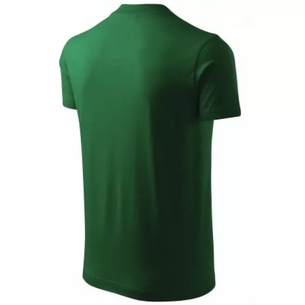  Muška majica kratkih rukava MALFINI V-NECK 102 TAMNOZELENE BOJE 