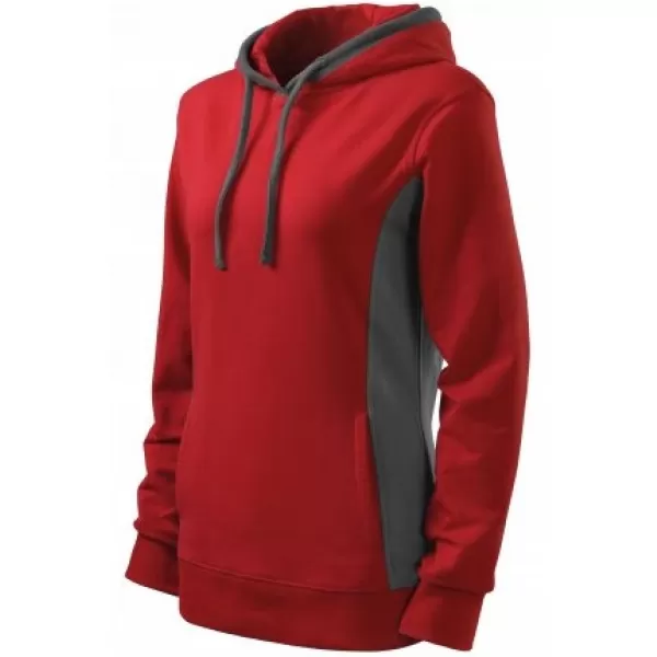  Ženski sweatshirt MALFINI KANGAROO 408 CRVENA 