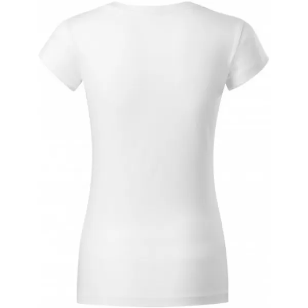  Ženska majica kratkih rukava MALFINI FIT V-NECK 162 BIJELA 