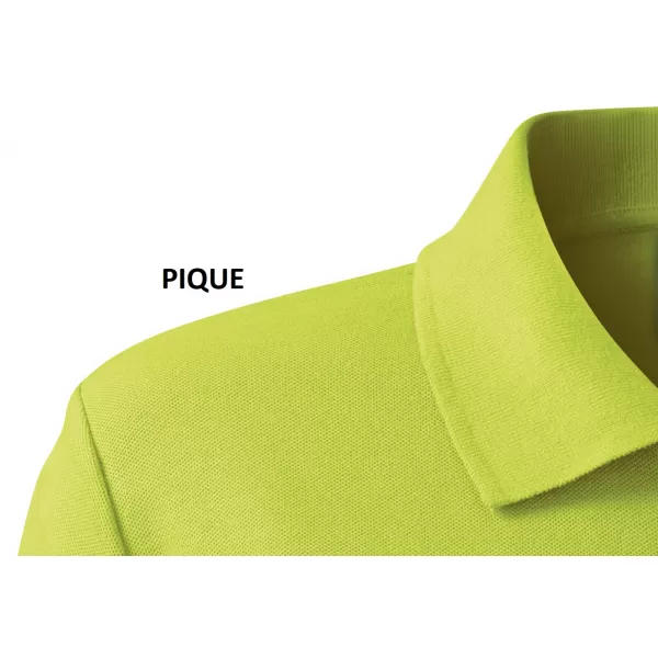  Ženska majica s kragnom MALFINI COTTON 213 VAPNO 