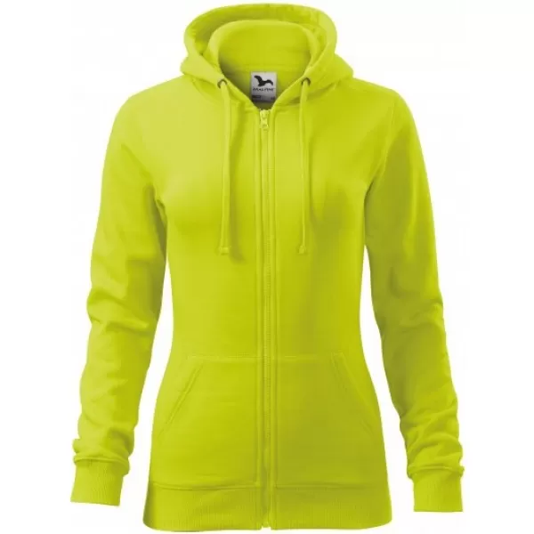  Ženski sweatshirt MALFINI TRENDY ZIPPER 411 VAPNO 