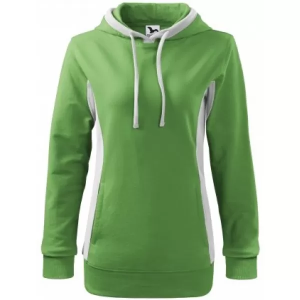  Ženski sweatshirt MALFINI KANGAROO 408 TRAVA ZELENA 