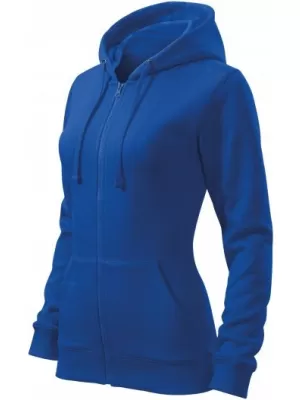 Ženski sweatshirt MALFINI TRENDY ZIPPER 411 KRALJEVSKO PLAVA