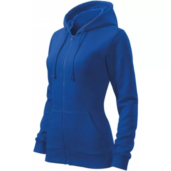  Ženski sweatshirt MALFINI TRENDY ZIPPER 411 KRALJEVSKO PLAVA 