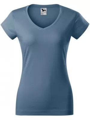 Ženska majica kratkih rukava MALFINI FIT V-NECK 162 TRAPER