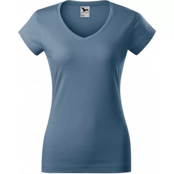  Ženska majica kratkih rukava MALFINI FIT V-NECK 162 TRAPER 
