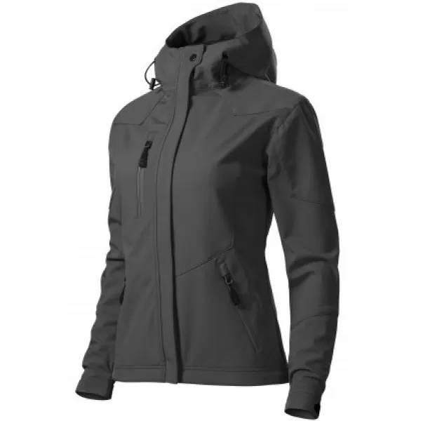  Ženska softshell jakna MALFINI NANO 532 ČELIČNO SIVA 