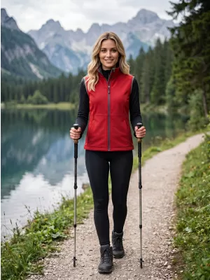 Ženski softshell prsluk MALFINI VISION 516 CRVENA
