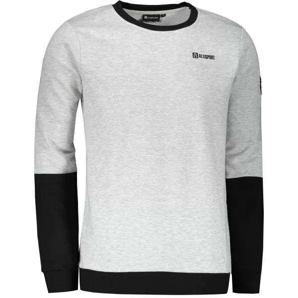  Muški sweatshirt ALTISPORT ZORION MPLS088 SVIJETLO SIVA 