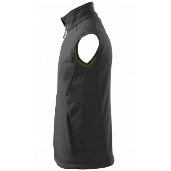  Muški softshell prsluk MALFINI VISION 517 ČELIČNO SIVA 