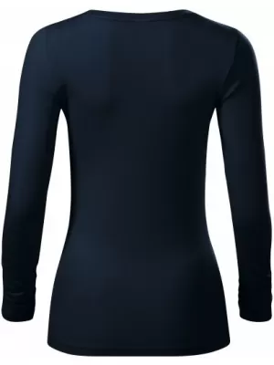 Ženska majica s dugim rukavima MALFINI PREMIUM BRAVE 156 TAMNOPLAVA