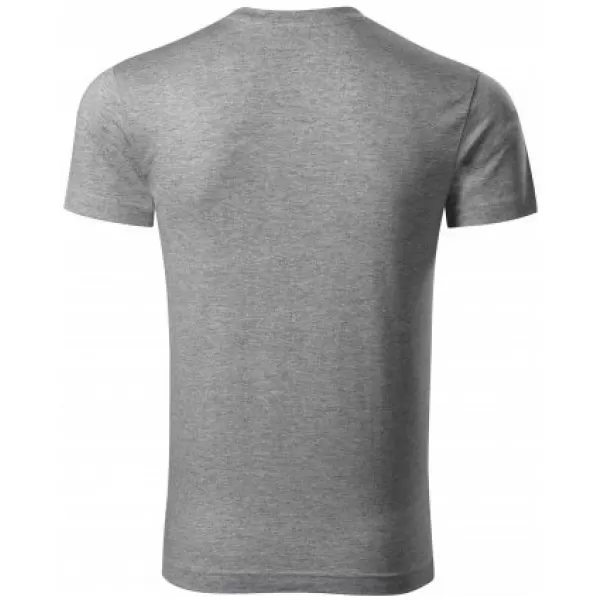  Muška majica kratkih rukava MALFINI SLIM FIT V-NECK 146 TAMNO SIVI ODSJAJI 