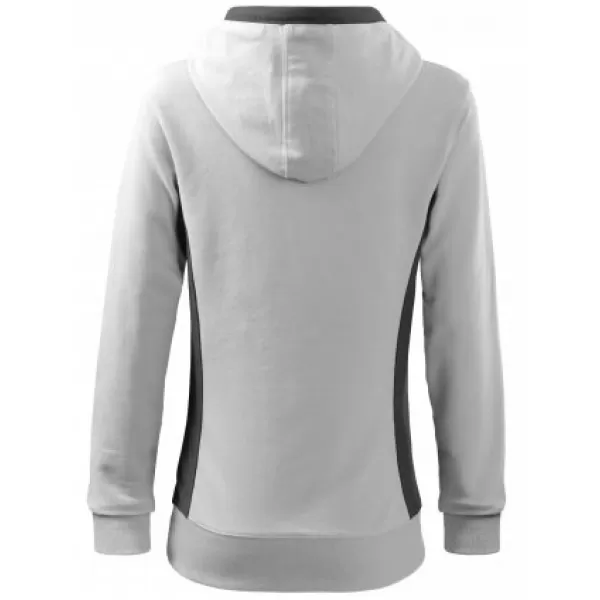  Ženski sweatshirt MALFINI KANGAROO 408 BIJELA 