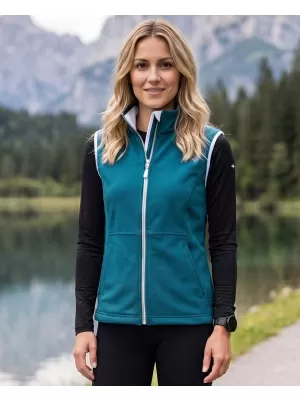 Ženski softshell prsluk MALFINI VISION 516 TAMNO TIRKIZNA