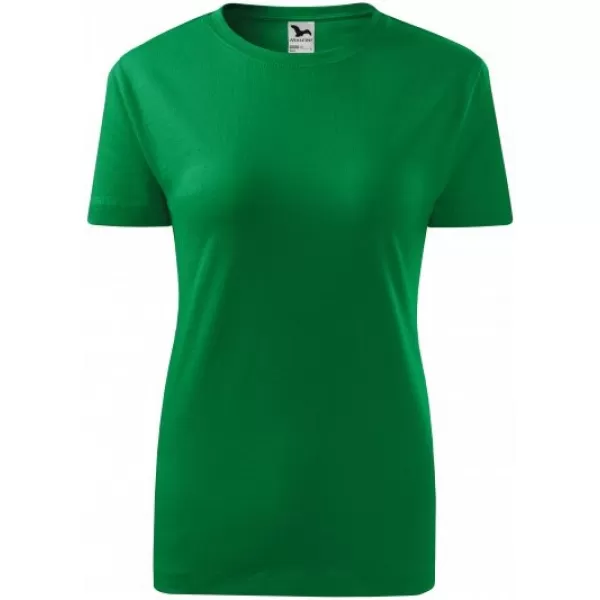  Ženska majica kratkih rukava MALFINI CLASSIC NEW 133 SREDNJE ZELENA 
