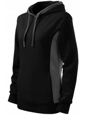 Ženski sweatshirt MALFINI KANGAROO 408 CRNA