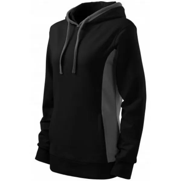  Ženski sweatshirt MALFINI KANGAROO 408 CRNA 
