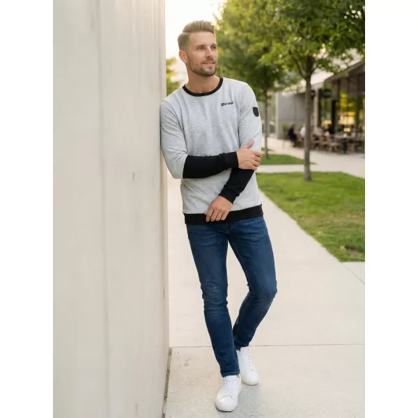  Muški sweatshirt ALTISPORT ZORION MPLS088 SVIJETLO SIVA 