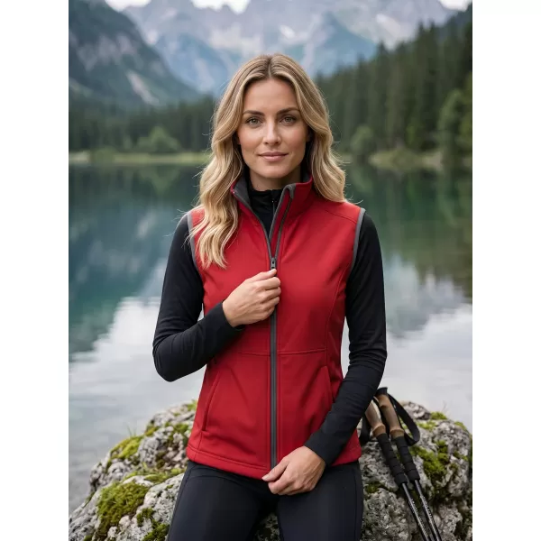  Ženski softshell prsluk MALFINI VISION 516 CRVENA 
