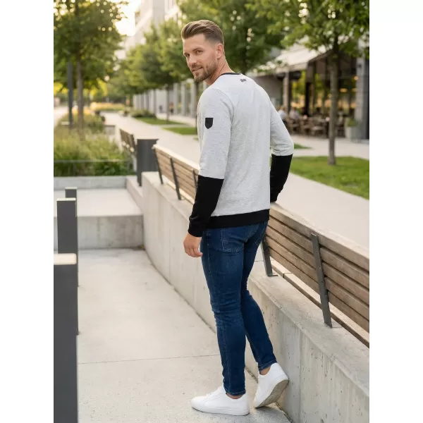  Muški sweatshirt ALTISPORT ZORION MPLS088 SVIJETLO SIVA 