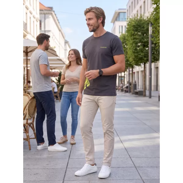  Muška majica kratkih rukava ALTISPORT ALM013129 EBANOVINA SIVA 