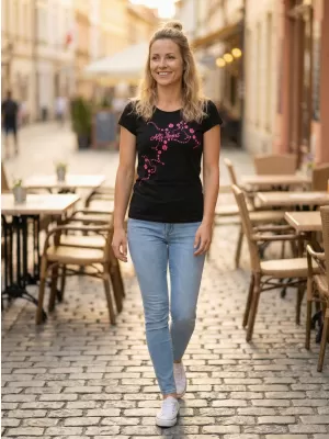 Dámské triko ALTISPORT CARRYOVER ALW009F61 ČERNÁ