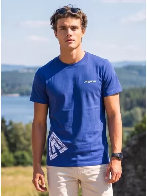 Muška majica kratkih rukava ALTISPORT ALM013129 KRALJEVSKI PLAVA