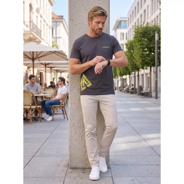  Muška majica kratkih rukava ALTISPORT ALM013129 EBANOVINA SIVA 