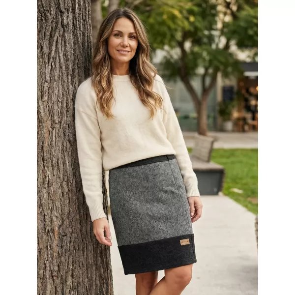  Ženska suknja TORSTAI VERONA CRNA/SIVA 