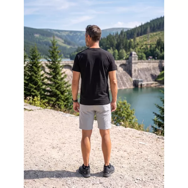  Muška majica kratkih rukava ALTISPORT ALM013129 CRNO I CRVENO 